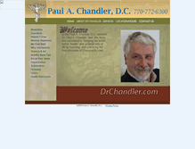 Tablet Screenshot of drchandler.com